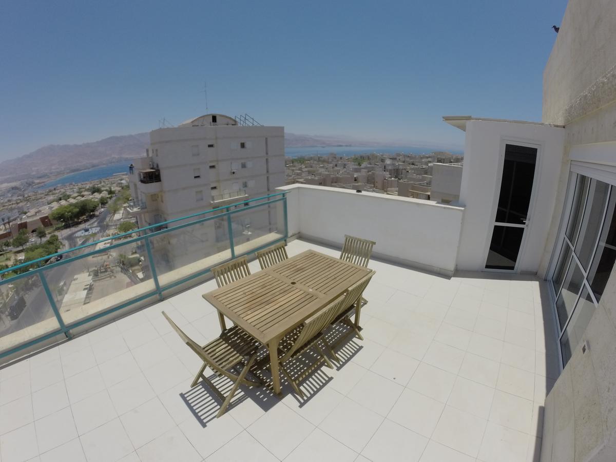 Penthouse In Eilat With The Sea Viewアパートメント エクステリア 写真
